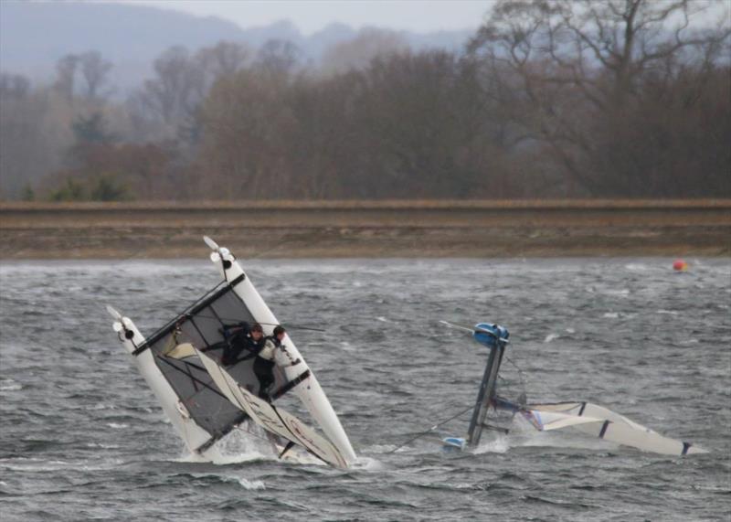 Strong winds for the Spitfire TT at Datchet - photo © British Spitfire Class Association 