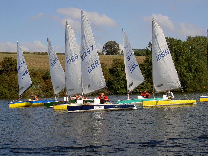 14 boats for the Splash open at Ulley photo copyright David Holt taken at Ulley Sailing Club and featuring the Splash class
