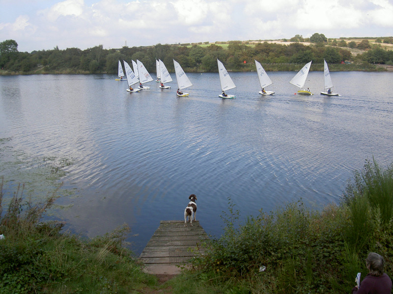 14 boats for the Splash open at Ulley photo copyright David Holt taken at Ulley Sailing Club and featuring the Splash class