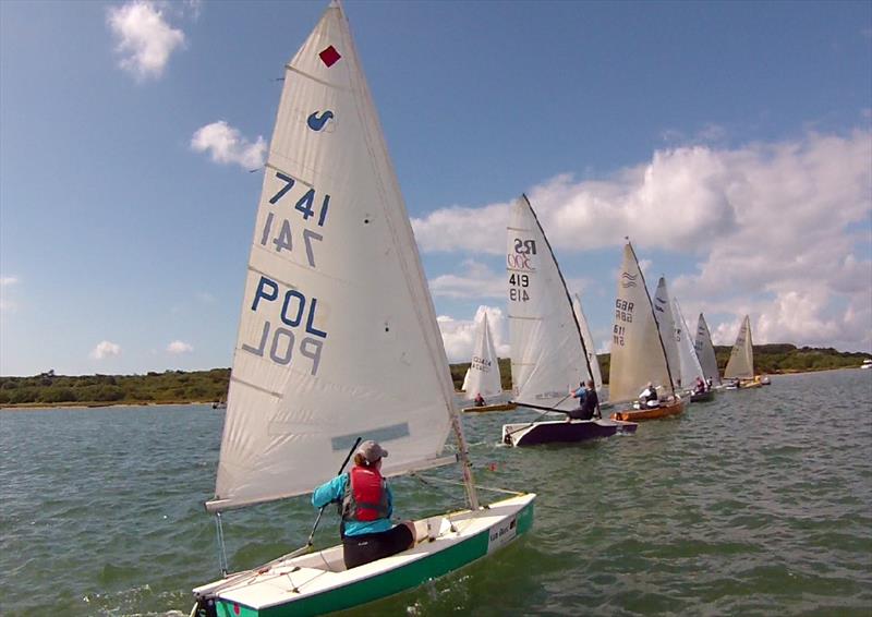 Race start during the Eric Barnes Trophy at Christchurch  photo copyright Chris Arnell taken at Christchurch Sailing Club and featuring the Splash class