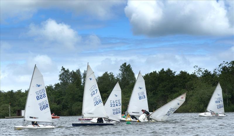 Battling it out at the Splash National Champs 2010 photo copyright Colin Galloway taken at Horning Sailing Club and featuring the Splash class