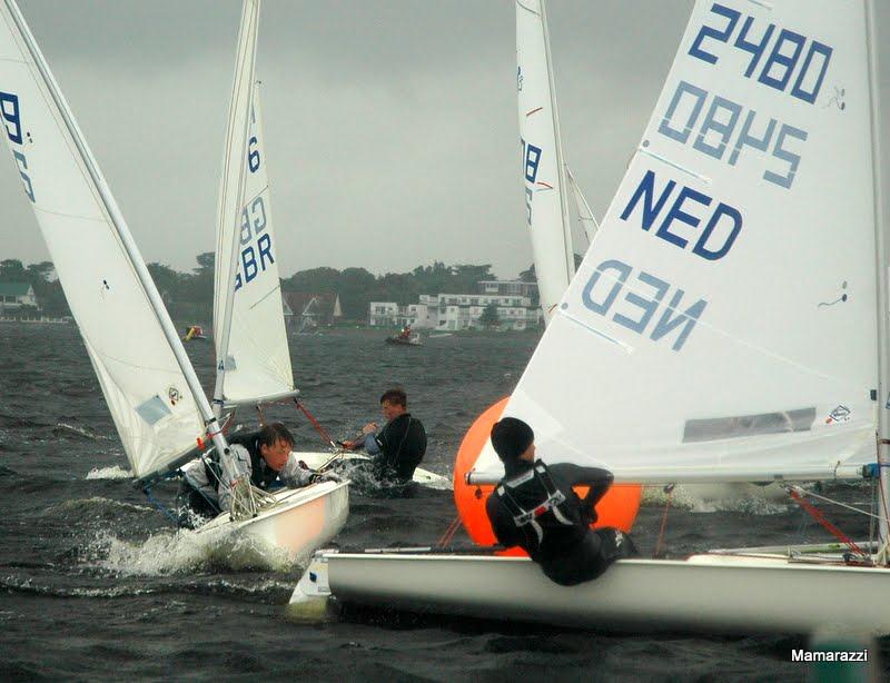 Action from the Splash National Championships 2012 photo copyright Luwe Stroosma taken at Christchurch Sailing Club and featuring the Splash class