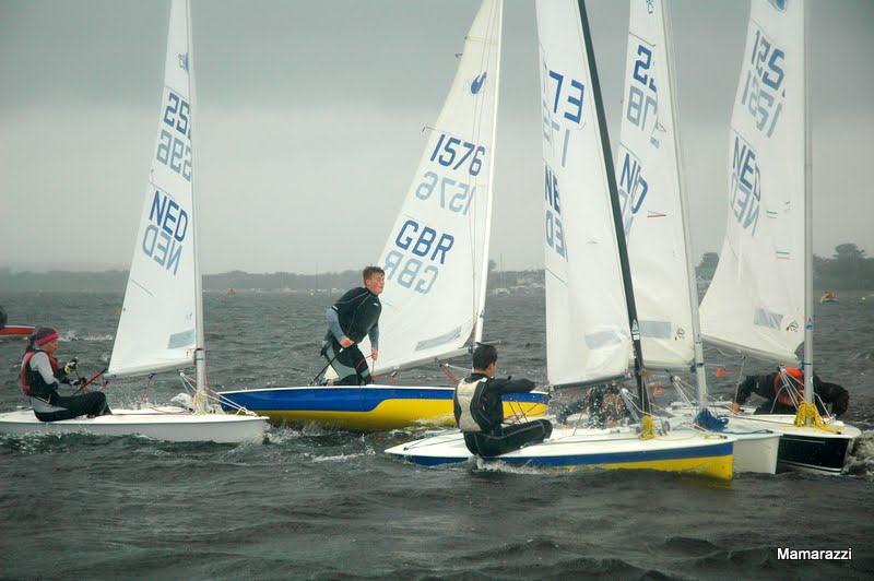 Action from the Splash National Championships 2012 photo copyright Luwe Stroosma taken at Christchurch Sailing Club and featuring the Splash class