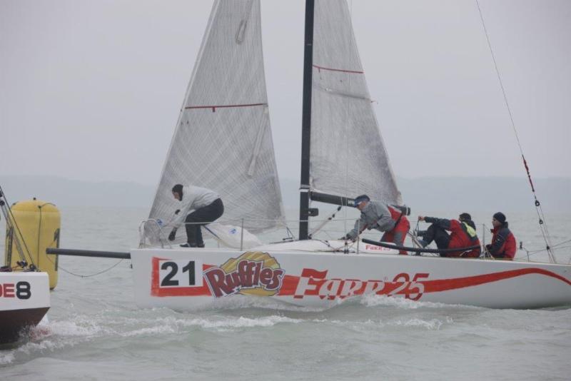 Day 1 of the ORC Sportboat European Championship photo copyright Laszlo Szekeres taken at Balatonfüredi Yacht Club and featuring the Sportsboats class