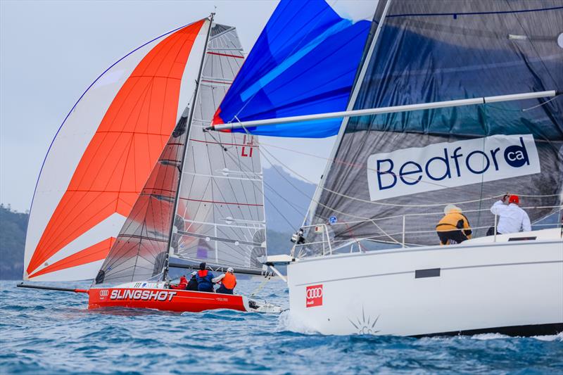 Slingshot (red boat) during Audi Hamilton Island Race Week - photo © Craig Greenhill / Saltwater Images