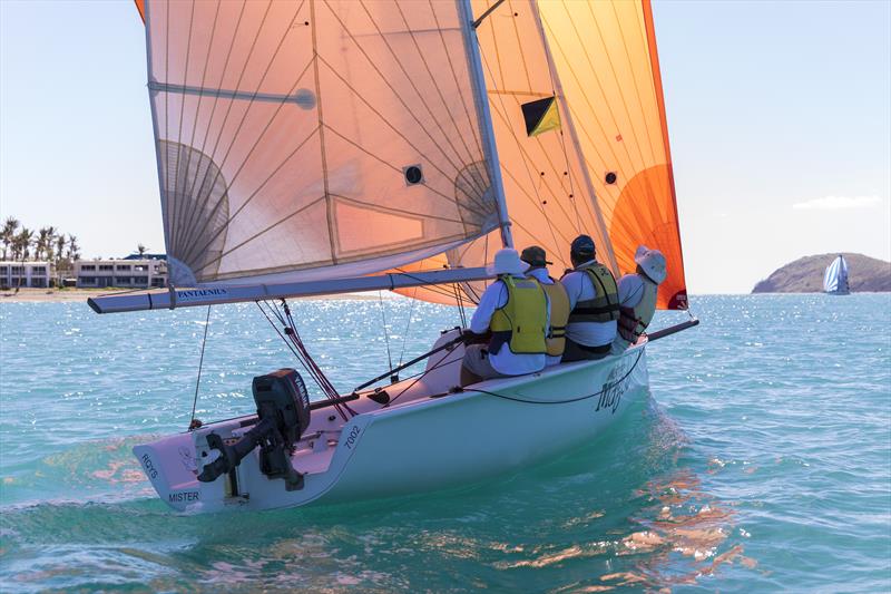 Mr Magoo nudged out Sticky Fingers for first in Trailables at Airlie Beach Race Week 2017 photo copyright Andrea Francolini taken at Whitsunday Sailing Club and featuring the Sportsboats class