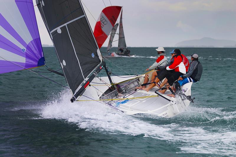 Australian Sport Boat NSW titles at Sail Port Stephens photo copyright Mark Rothfield taken at Corlette Point Sailing Club and featuring the Sportsboats class