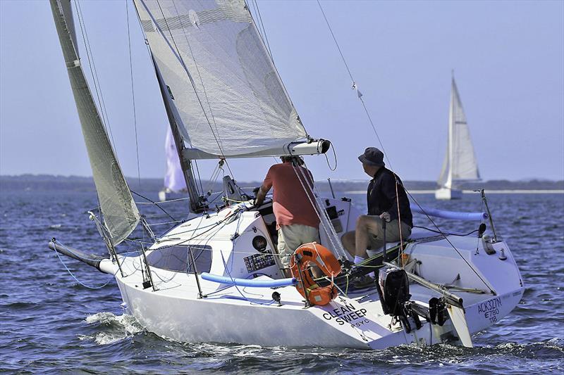 Clean Sweep photo copyright Nic Douglass taken at Port Stephens Yacht Club and featuring the Sportsboats class