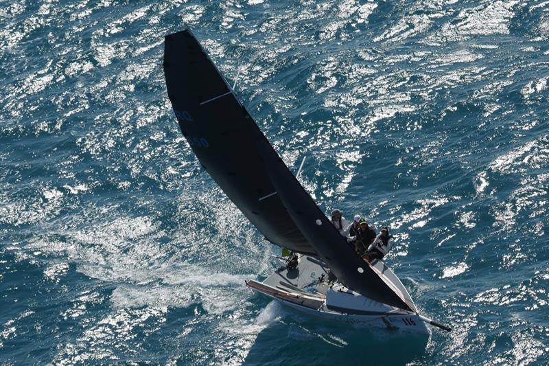 Arial shot of The Stig - Airlie Beach Race Week 2019 photo copyright Shirley Wodson taken at Whitsunday Sailing Club and featuring the Sportsboats class