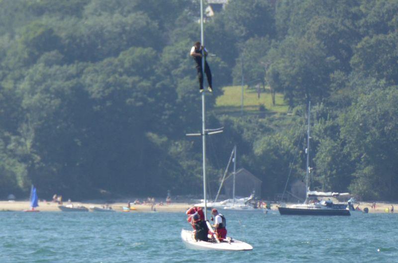 Racing in the Bembridge SC and Sea View YC Regattas 2021 photo copyright Jonathan Nainby-Luxmoore taken at Bembridge Sailing Club and featuring the Sportsboats class