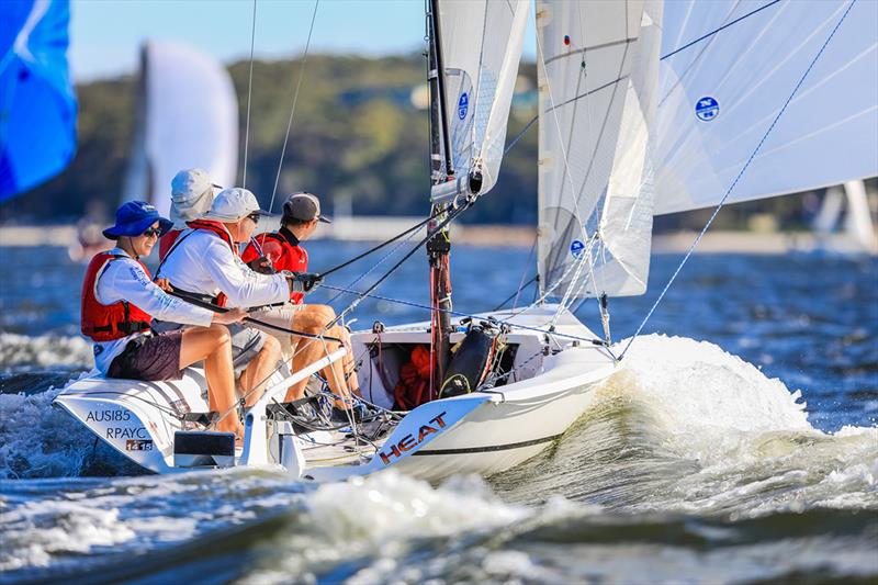 Sail Port Stephens sports boats photo copyright Salty Dingo taken at Port Stephens Yacht Club and featuring the Sportsboats class