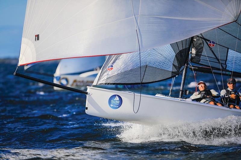 Sail Port Stephens sports boats photo copyright Salty Dingo taken at Port Stephens Yacht Club and featuring the Sportsboats class