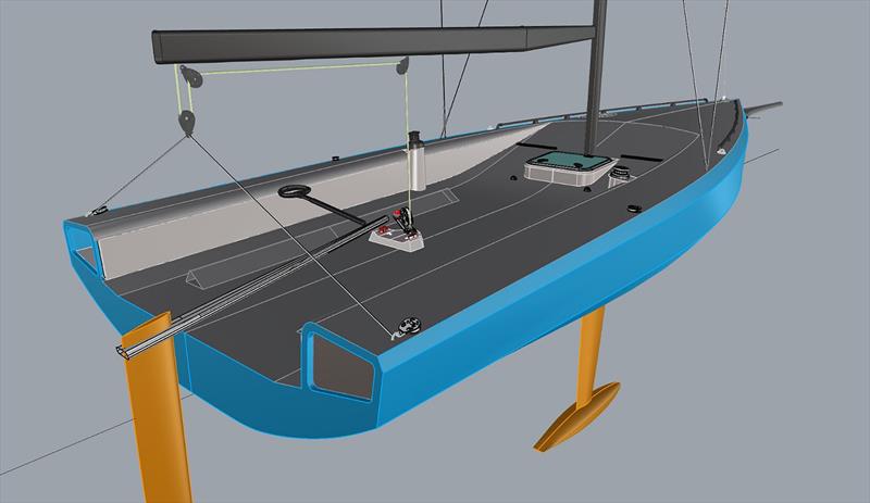 Cape 26 Transom - photo © Mills Design