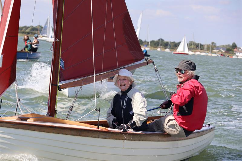 Vivien Whitchurch and Chris Briggs racing the Sprite during Blackwater SC Club Week photo copyright Zoe Nelson taken at Blackwater Sailing Club and featuring the Sprite class