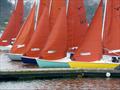 Pretty close racing in the Broadland Squib Regatta at Waveney & Oulton Broad