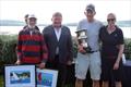 Winners Vincent Delaney and Joe O'Byrne with sponsor Michael Rodgers and Commodore Lindsay Nolan - Rodgers and Browne Squib Northern Championships at Royal North of Ireland YC &copy; Ellie Nolan