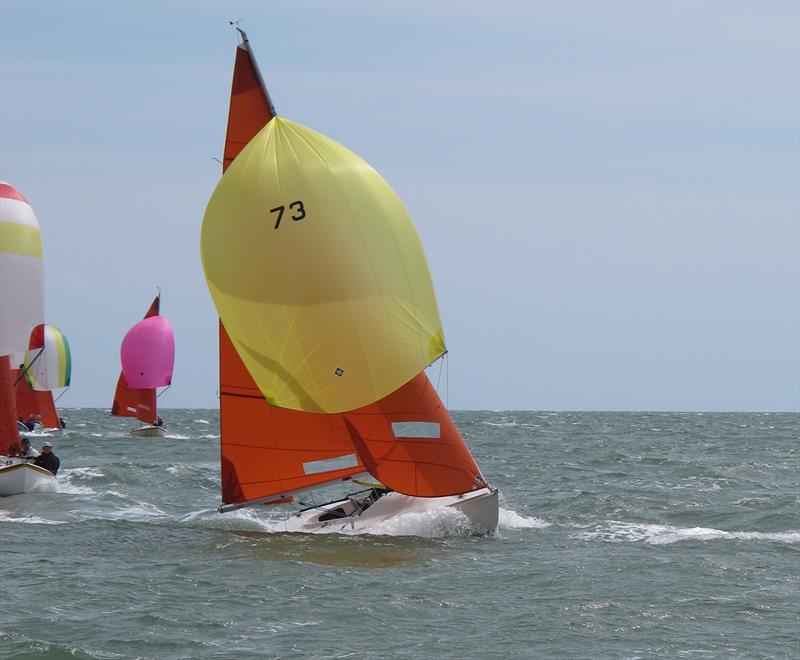 Squib Nationals at Lowestoft  photo copyright Lucy Riley taken at Royal Norfolk & Suffolk Yacht Club and featuring the Squib class