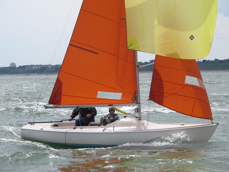 Squib Nationals at Lowestoft  photo copyright Lucy Riley taken at Royal Norfolk & Suffolk Yacht Club and featuring the Squib class