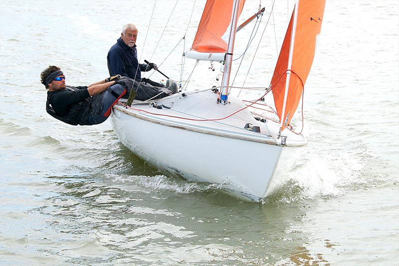 HMS St Mathew Cup at Burnham photo copyright Alan Hanna taken at Burnham Sailing Club and featuring the Squib class