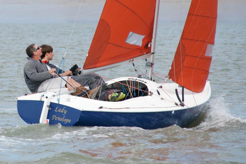 HMS St Mathew Cup at Burnham photo copyright Alan Hanna taken at Burnham Sailing Club and featuring the Squib class