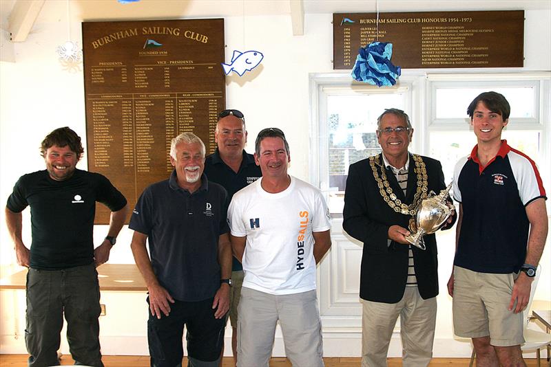 HMS St Mathew Cup at Burnham photo copyright Alan Hanna taken at Burnham Sailing Club and featuring the Squib class