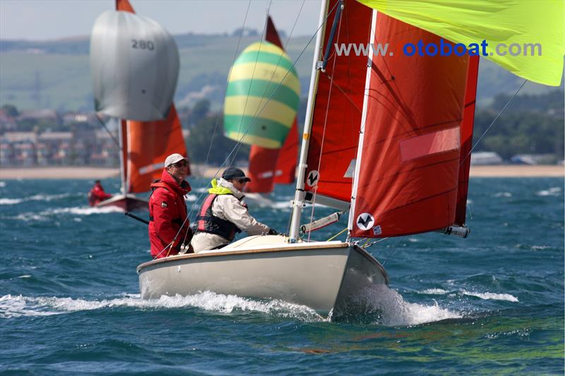 Squib Nationals at Weymouth photo copyright Mike Rice / www.fotoboat.com taken at Weymouth Sailing Club and featuring the Squib class