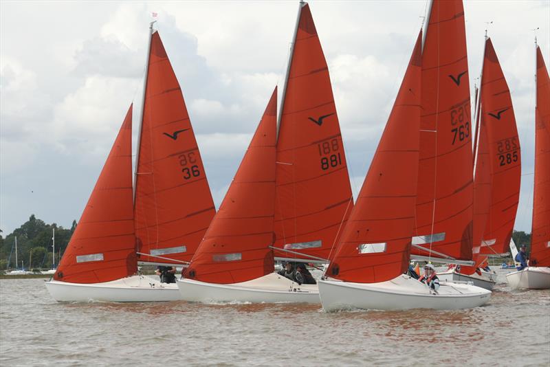 Squibs at the Waldringfield Cartoon Trophy photo copyright Alexis Smith taken at Waldringfield Sailing Club and featuring the Squib class