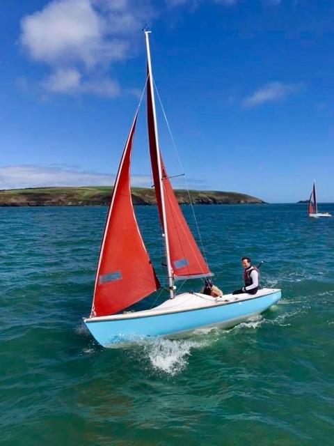 Allegro (134) during the Kinsale Keelboat Regatta photo copyright Siobhan Keane Hopcraft taken at Kinsale Yacht Club and featuring the Squib class