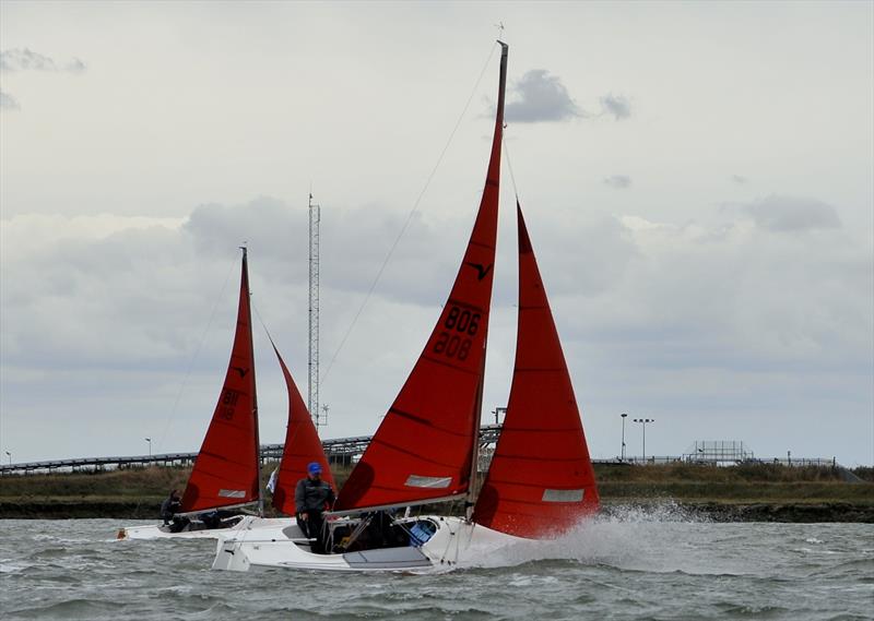 Burnham Week day 2 photo copyright Alan Hanna taken at Royal Corinthian Yacht Club, Burnham and featuring the Squib class