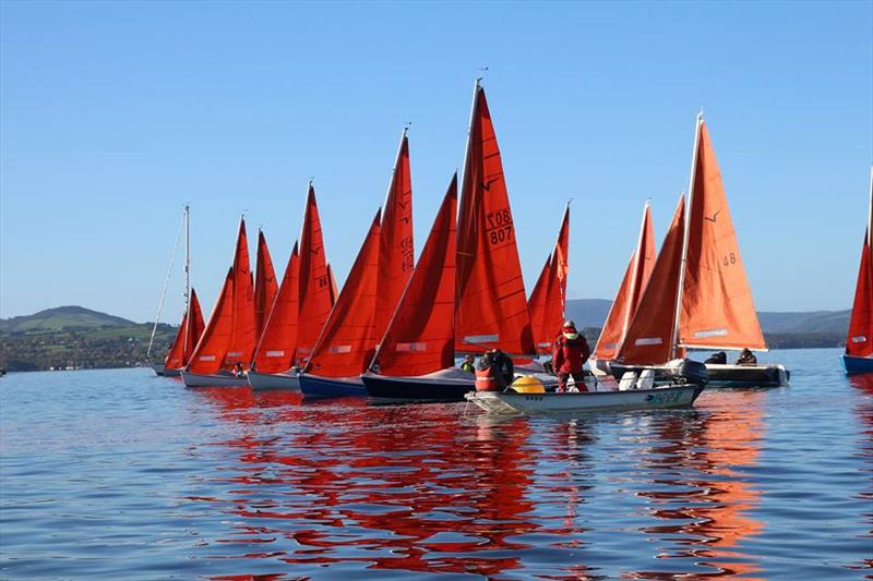 Light winds for the Irish Squib Inlands at Lough Derg photo copyright Reggie Goodbody taken at Lough Derg Yacht Club and featuring the Squib class