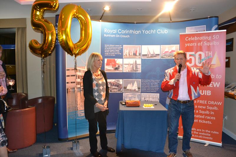 Squib 50th Anniversary boat draw photo copyright Alex Porteous taken at Royal Corinthian Yacht Club, Burnham and featuring the Squib class