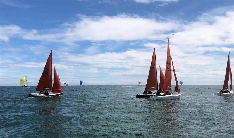 Provident CRM Squib Irish Easterns at Howth photo copyright Jane Pinend taken at Howth Yacht Club and featuring the Squib class