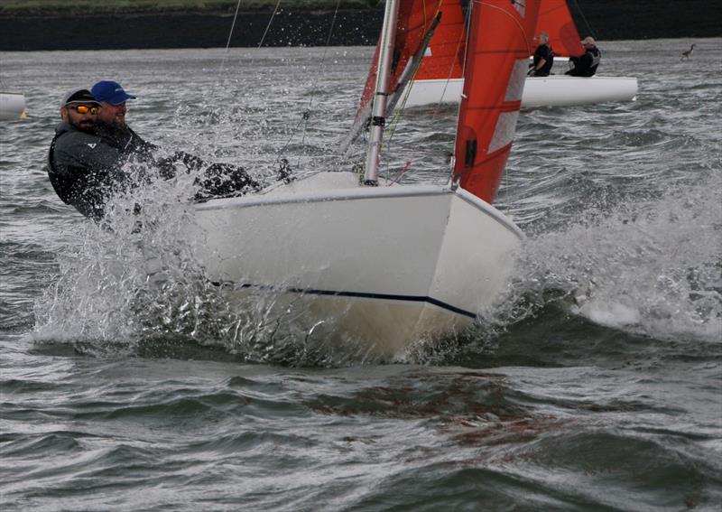 Ray Apthorp in Nemesis during the Jimmy Starling Trophy at Burnham Sailing Club photo copyright Alan Hanna taken at Burnham Sailing Club and featuring the Squib class