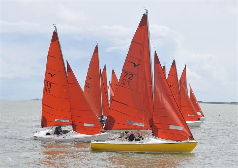 The fleet start during the Jimmy Starling Trophy at Burnham Sailing Club - photo © Alan Hanna