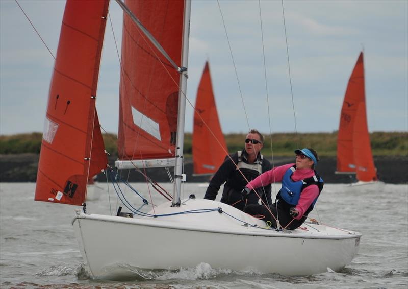 Micky Wright and Alex Porteous finished third in the Squib class but had a successful week of wins at Burnham Week 2021 photo copyright Alan Hanna taken at Royal Burnham Yacht Club and featuring the Squib class