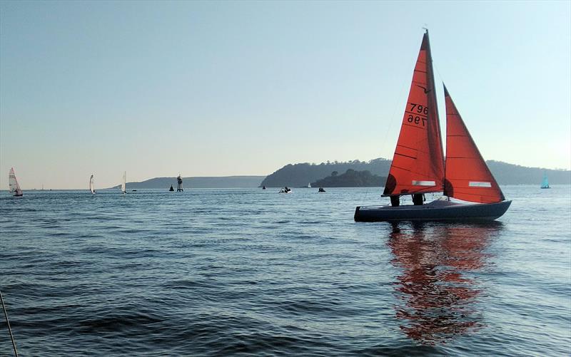 Force 4 Summer Series at Royal Plymouth Corinthian YC photo copyright Andrew Sinclair taken at Royal Plymouth Corinthian Yacht Club and featuring the Squib class