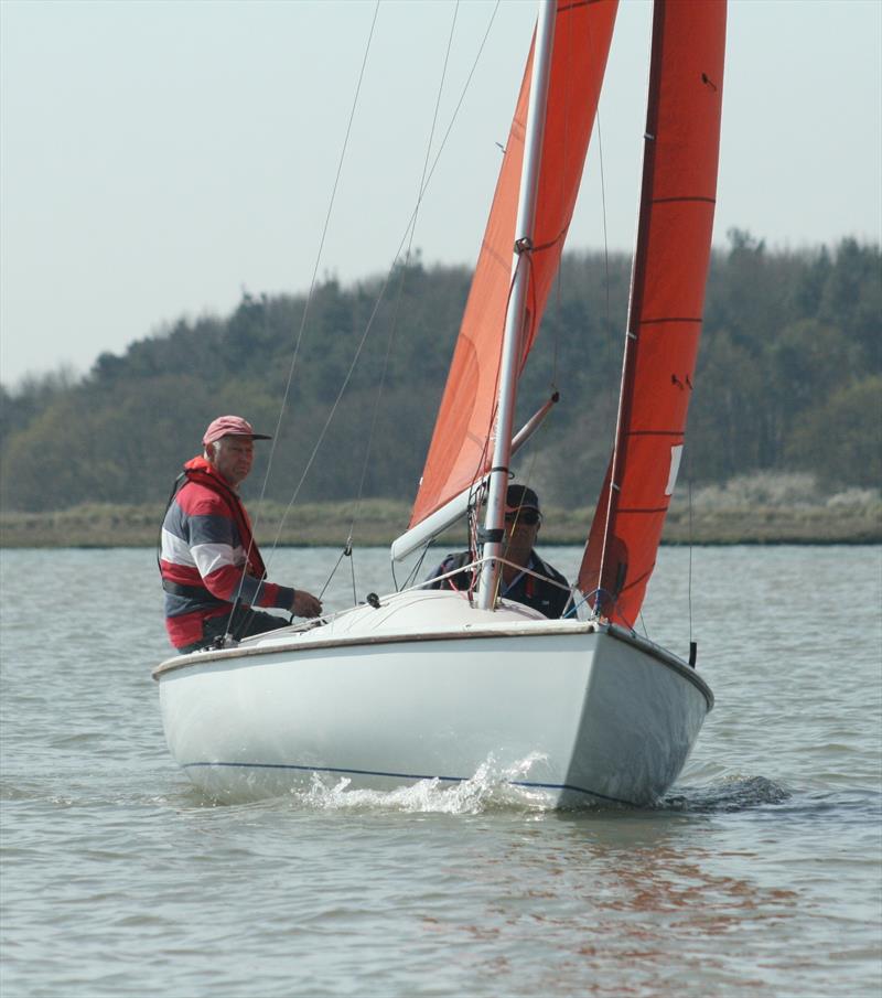 Squibs at the Waldringfield Easter Egg 2019 photo copyright Alexis Smith taken at Waldringfield Sailing Club and featuring the Squib class