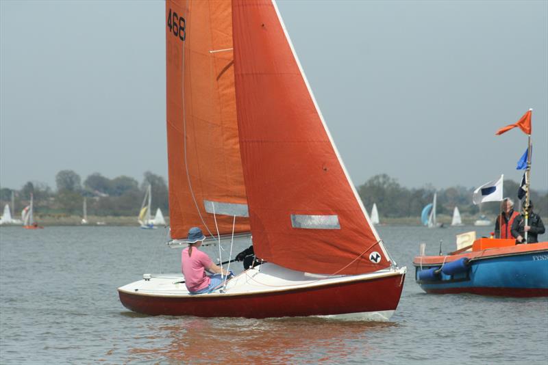 Squibs at the Waldringfield Easter Egg 2019 photo copyright Alexis Smith taken at Waldringfield Sailing Club and featuring the Squib class