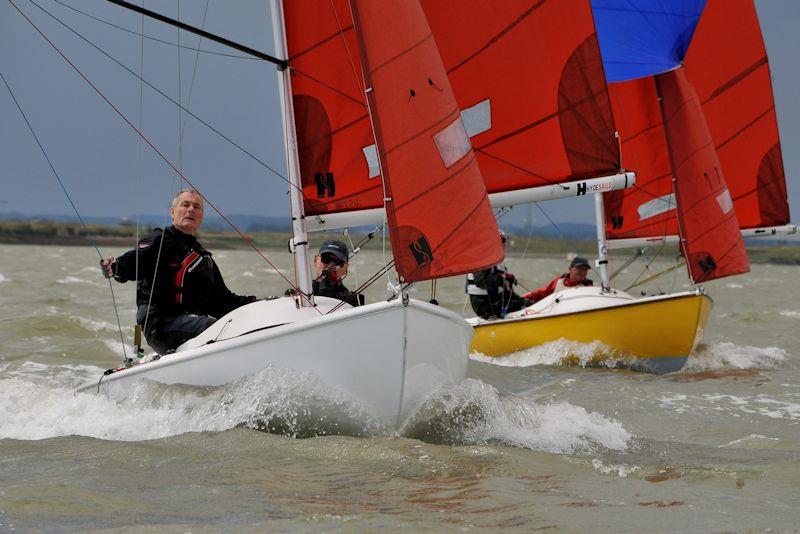 Humphrey racing in the Squib Jimmy Starling trophy at Burnham photo copyright Alan Hanna taken at Burnham Sailing Club and featuring the Squib class