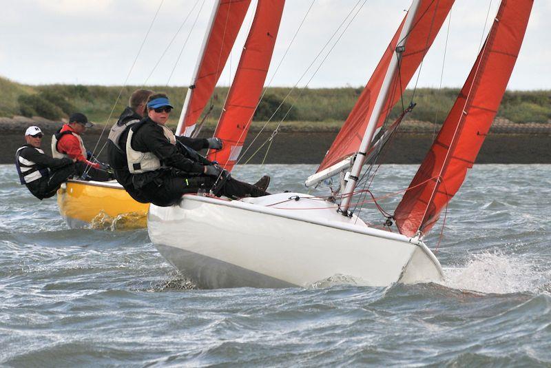 Spoof and Guy Fawkes racing in the Squib Jimmy Starling trophy at Burnham photo copyright Alan Hanna taken at Burnham Sailing Club and featuring the Squib class
