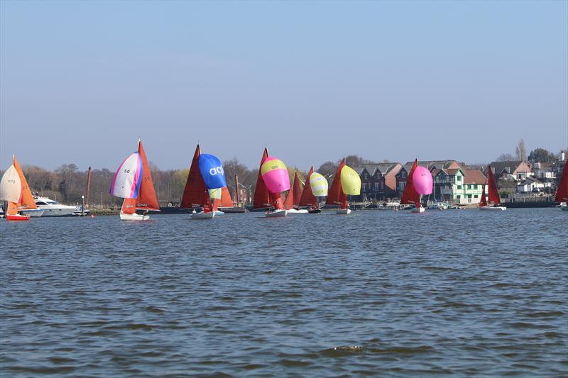 Broadland Squib Regatta 2022 photo copyright Matt Harper taken at Waveney & Oulton Broad Yacht Club and featuring the Squib class