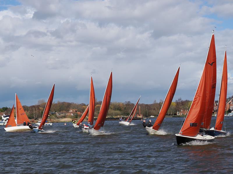 Squib Broadland Regatta photo copyright Chris Jordan taken at Waveney & Oulton Broad Yacht Club and featuring the Squib class