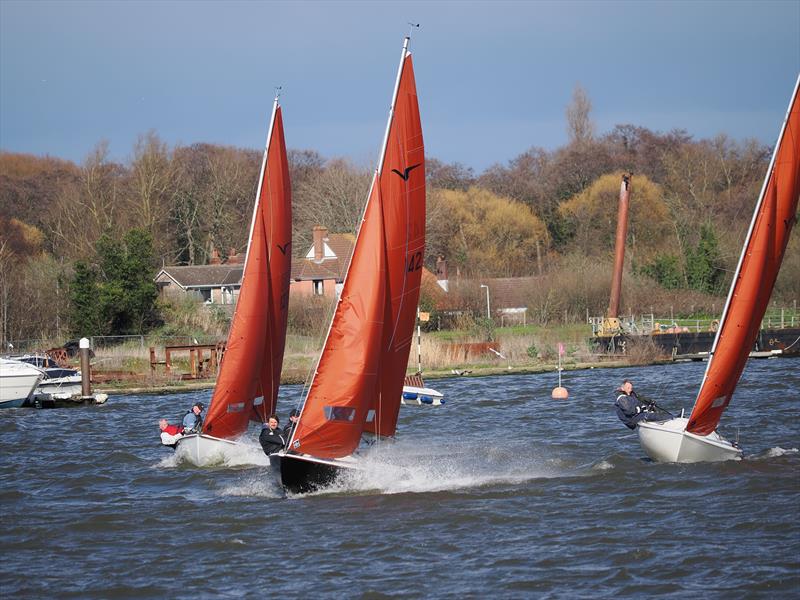 Squib Broadland Regatta photo copyright Chris Jordan taken at Waveney & Oulton Broad Yacht Club and featuring the Squib class