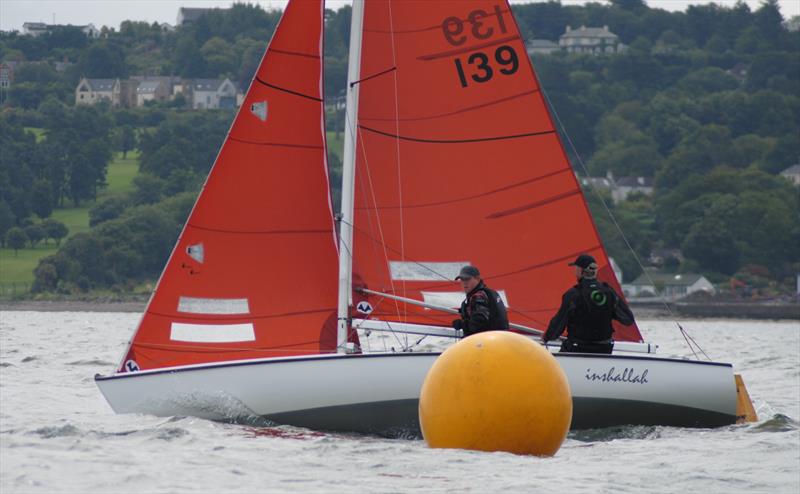 Squib Championship of Ireland 2023 - Inshallah showing a clean pair of heels photo copyright Lindsay Nolan-McCarty taken at Royal North of Ireland Yacht Club and featuring the Squib class