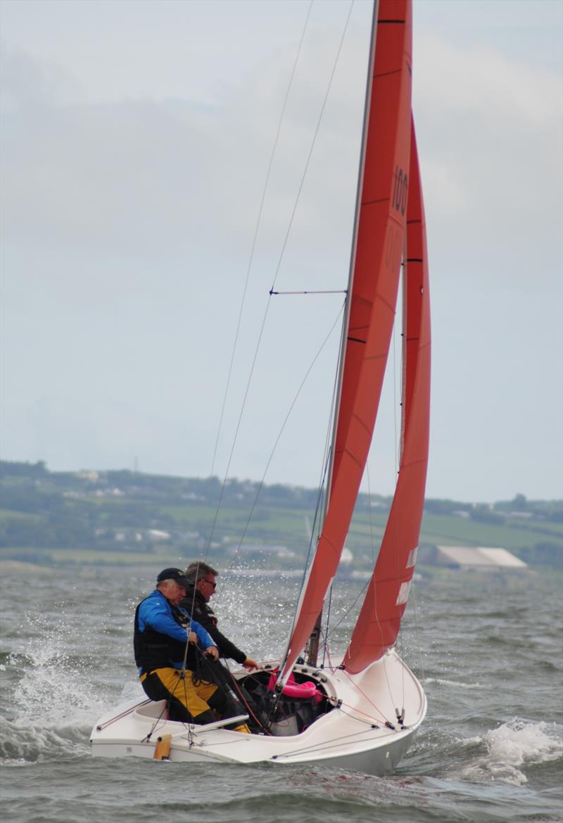 Squib Championship of Ireland 2023 - Quickstep dealing with the conditions photo copyright Lindsay Nolan-McCarty taken at Royal North of Ireland Yacht Club and featuring the Squib class