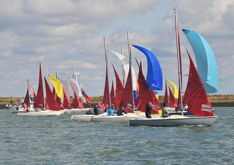 Burnham Week 2023 Day 2 photo copyright Alan Hanna taken at Burnham Sailing Club and featuring the Squib class