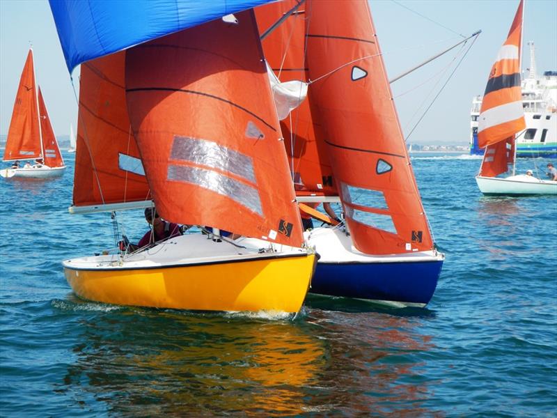 Squib South Coast Championships 2023 photo copyright Mike Samuelson taken at Royal Victoria Yacht Club, England and featuring the Squib class