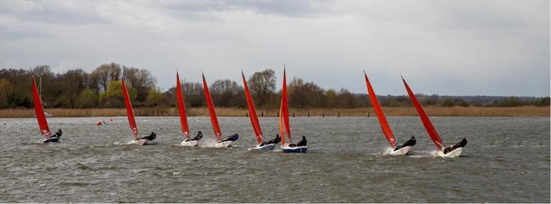 First start during the 2024 Squib Broadland Regatta - photo © Kevin Appleton