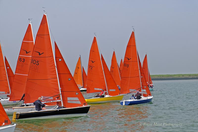 Squibs racing at Burnham photo copyright Roger Mant Photography taken at Royal Corinthian Yacht Club, Burnham and featuring the Squib class