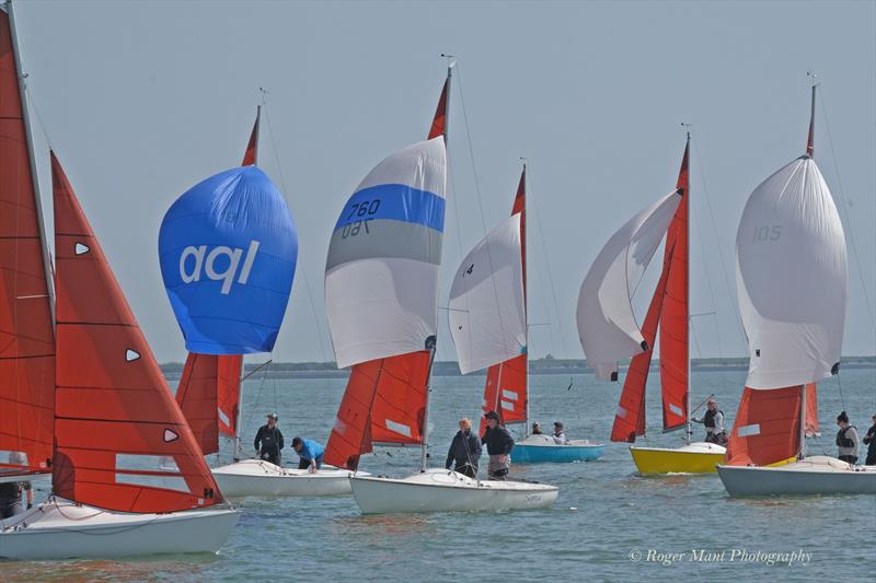 Squibs racing at Burnham photo copyright Roger Mant Photography taken at Royal Corinthian Yacht Club, Burnham and featuring the Squib class